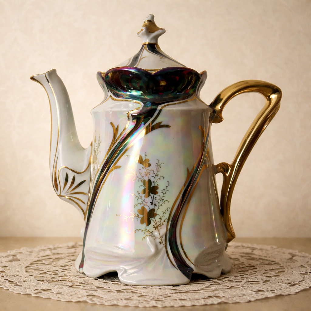 SERVIZIO DA CAFFE' ART NOVEAU-LIBERTY