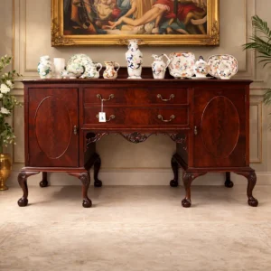 BUFFET INGLESE IN STILE QUEEN ANNE REVIVAL FINE XIX SECOLO