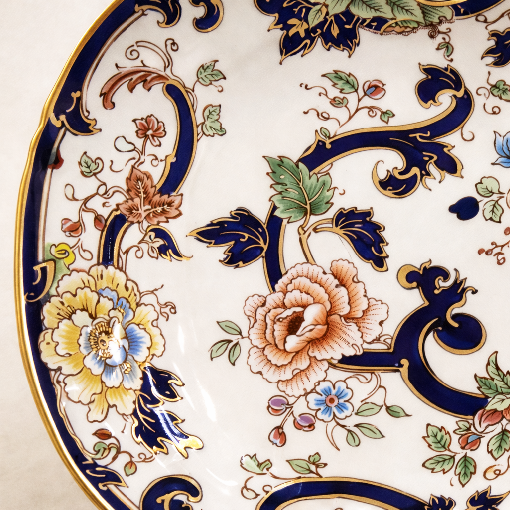 PIATTO OVALE MASON'S MANDALAY BLUE "THE MASON'S MILLENIUM MANDALAY DRESSER" - immagine 2